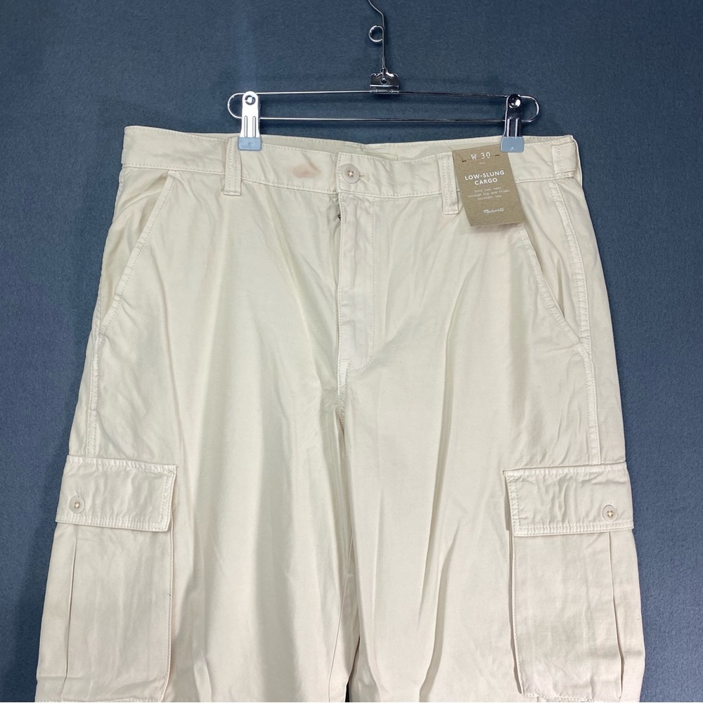 Madewell NWT Low Slung Straight Cargo Pants Size 30 - Picture 3 of 12